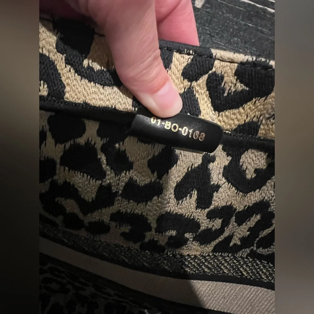 Dior Leopard Print Book Tote - Picture 6 of 9
